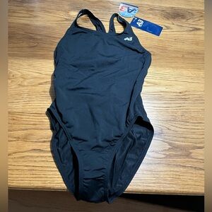 A3 Performance Women’s Sprintback One-Piece Swimsuit • Size 34 • Black